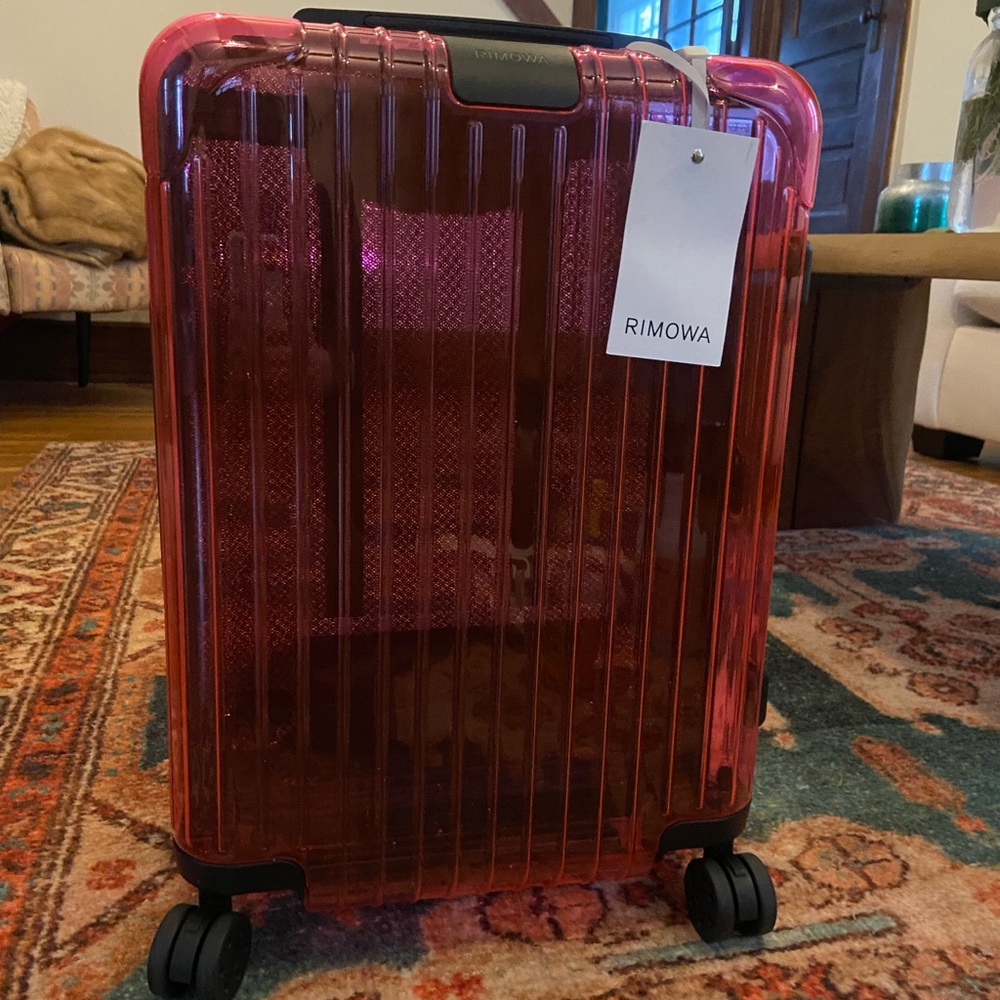 RIMOWA Essential Cabin Carry-On Suitcase Neon Fluorescent Pink -BRAND NEW!!!!